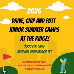 June 1st - 4th Junior Camp Age 12-16 12PM - 2PM