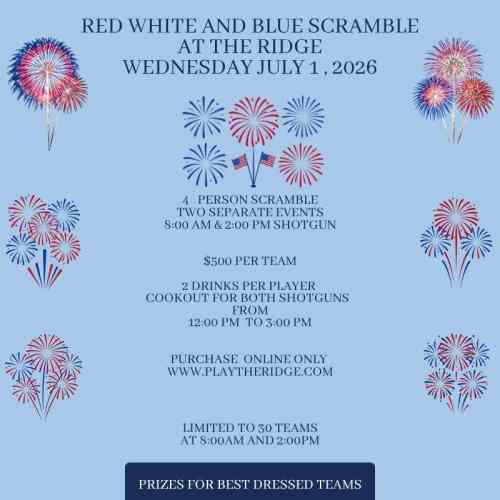 2:00pm Red White and Blue July1st Scramble
